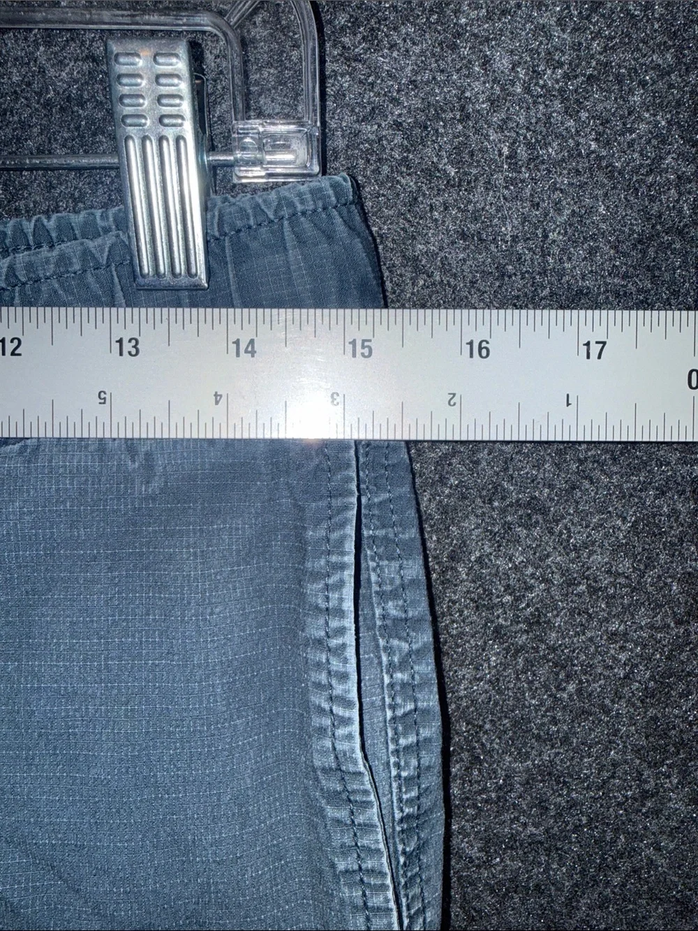 Vuori Men's Slate Blue Cargo Jogger Pants with Drawstring
